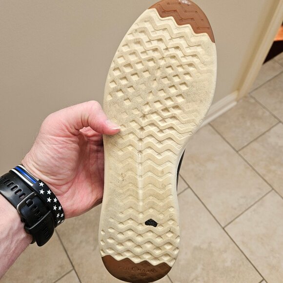 Cole Haan Men's GrandPro Leather Sneaker, Navy, Sz 11.5 - Picture 15 of 16